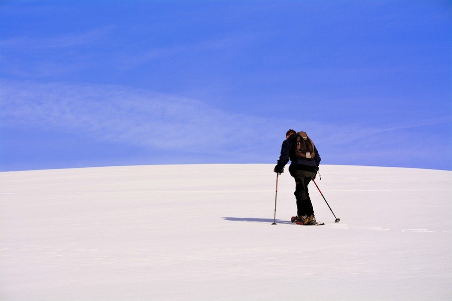 Solitude, Snowshoes, Excursion, Snow, Sky